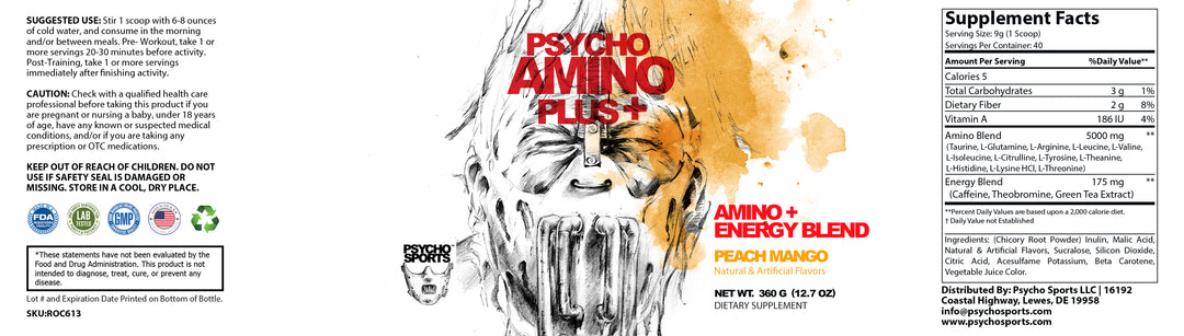 Psycho Amino Plus - Peach Mango