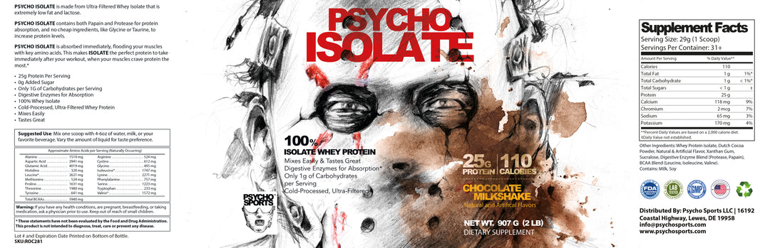 Psycho Isolate - Chocolate Milkshake